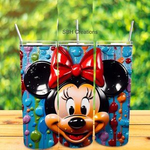 Minnie Paint dripping Tumbler 20 oz